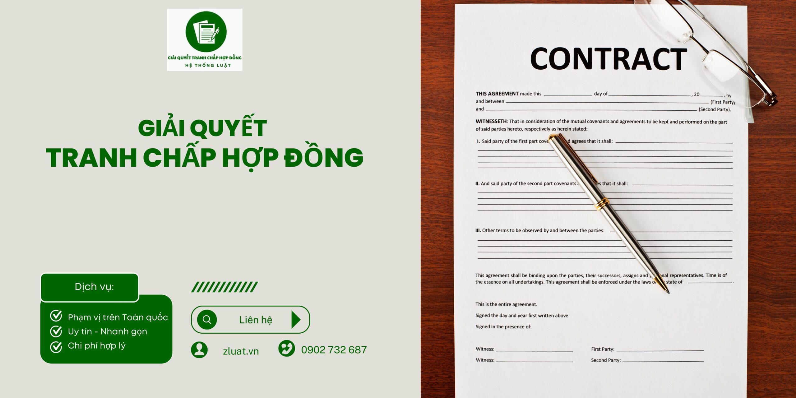 Dịch vụ trọn gói xử lý tranh chấp Hợp đồng tại khu vực xã Long Phú, Cần Thơ - Ảnh 1